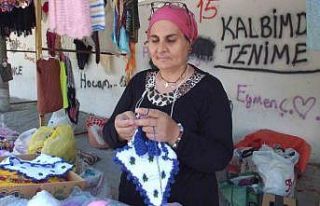 Balıkesir’de Hamarat Eller Sergisi kadınları...