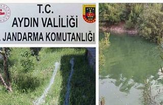Barajda kaçak avlanan 1 kişi yakalandı