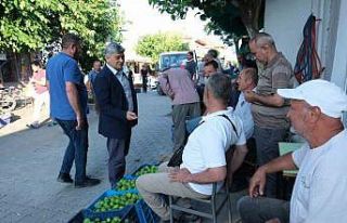 Başkan Çömden, ilek pazarında vatandaşlarla buluştu
