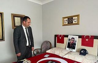 Başkan Ekim’den şehit ailesine ziyaret