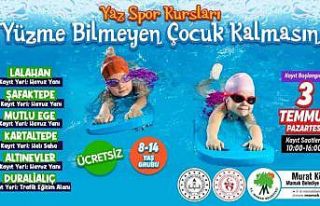 Başkan Murat Köse: “Bu yaz da yüzme bilmeyen...