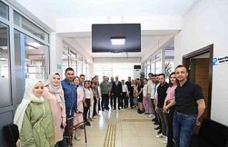 Başkan Örki, Pamukkale Belediyesi ailesiyle bayramlaştı