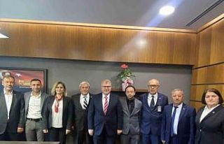 Başkan Şahin, Milletvekili Eldemir ile bir araya...