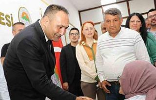 Başkan Yılmaz, personeliyle bayramlaştı