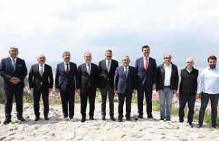 Başkanlara şehri tanıttı