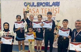 Batman, masa tenisi Türkiye finallerinde derece elde...