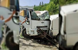 Batman’da kamyon kazasında faciadan dönüldü