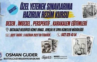 Battalgazi’de ücretsiz resim kursu
