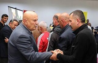 Bayburt Belediyesi’nde bayramlaşma heyecanı