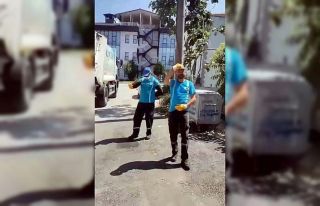 Bayram günü yürekleri ısıtan görüntü