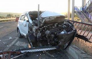 Bayram tatili yolunda feci kaza: 3 yaralı