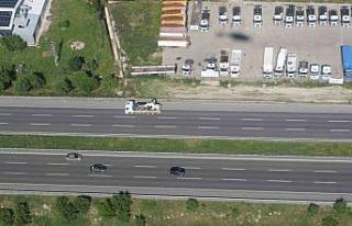 Bayram tedbirleri çerçevesinde karayolları havadan...