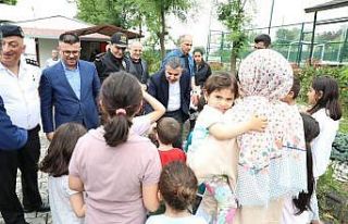 Bayramda depremzedeler unutulmadı