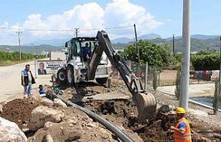 Beykonak ve Mavikent’te şebeke boruları yenileniyor