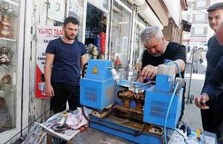 Bıçak bileyicilerde bayram yoğunluğu