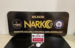 Bilecik’te 56,65 gram metamfetamin ele geçirildi