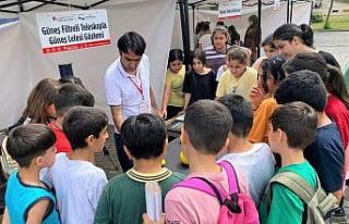 Bilgievi öğrencileri Sur Bilim Şenliğine katıldı