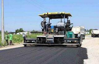 Bin 200 metre uzunluğundaki cadde yeni yüzüne kavuştu