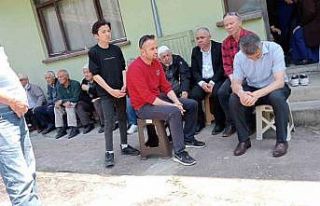 Bisikletinde kalp krizi geçiren adam defnedildi