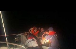 Bodrum’da 5 düzensiz göçmen kurtarıldı