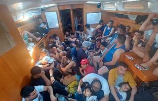 Bodrum’da 86 düzensiz göçmen yakalandı: 2 gözaltı