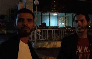Bolu’da tavuk döner dükkanında yemek yiyen 21...