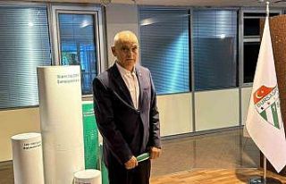 Bursaspor başkanlığına tek aday olan Recep Günay...