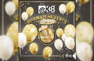 Büyükşehir e-38’de “bayram sevinci” kampanyası