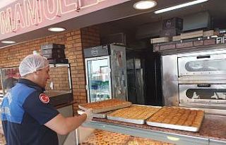 Büyükşehir zabıtadan fırın ve tatlı imalathanelerine...