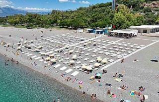 Büyükşehir’in Ekdağ plajları sezona hazır