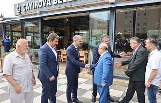 Çayırova protokolü kent bayramlaşmasında buluştu