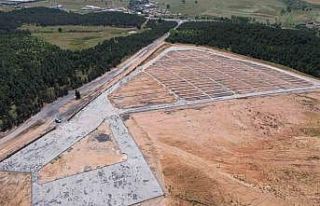 Çayırova’nın yeni mezarlığı defne hazır