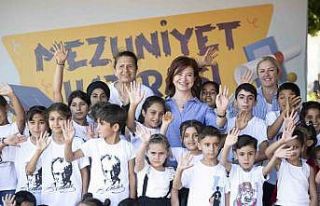 Çocuk atölyesi öğrencileri dönemi başarıyla...