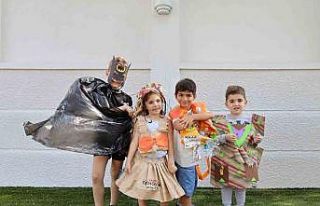 Çocuklardan ‘çevreci’ defile