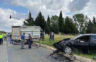 Çorlu’da trafik kazası: 4 yaralı