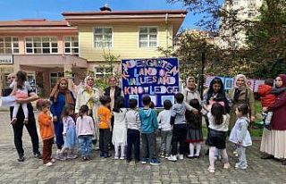 Çukurçayır Anaokulu e-twining proje sergisine ilgi