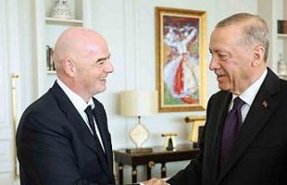 Cumhurbaşkanı Erdoğan, FIFA Başkanı Infantino...