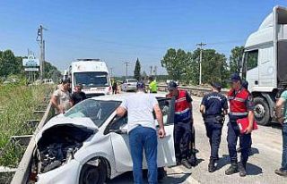 D100’de kaza, trafik çift yönlü durdu: 10 yaralı