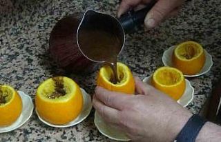 Damak çatlatan lezzet; portakalda kahve