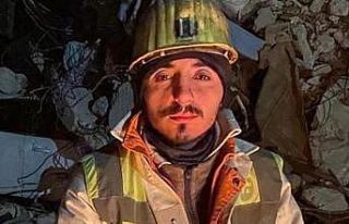 Deprem bölgesinde gönüllü çalışan madenci,...