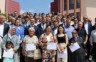 Deprem bölgesine yardım edenlere teşekkür belgesi