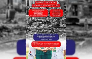 “Deprem, Sağlık ve Hemşirelik” sempozyumu