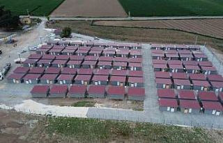 Depremzedelerin briket ev mutluluğu