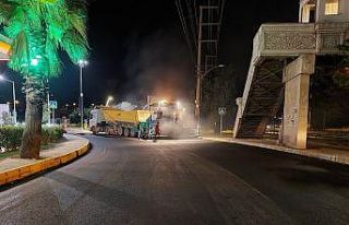 Derince Millet Bahçesi önündeki kavşak yenilendi