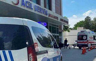 Devrilen motosikletin sürücüsü yaralandı