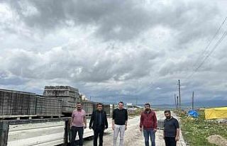Digor’da köyiçi yollar kilitparke oluyor