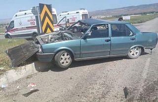 Dikkatsizlik kazaya neden oldu 3 yaralı