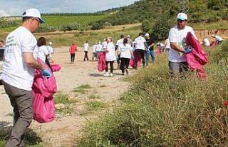 Doğanın yaşaması için temizlik yaptılar