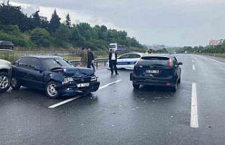 Düzce TEM’de 14 araç birbirine girdi: 6 yaralı