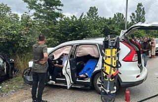 Düzce’de iki ayrı kazada 7 kişi yaralandı